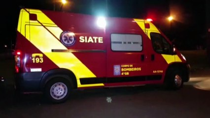 Colisão entre carro e moto é registrado em cruzamento no Bairro Floresta