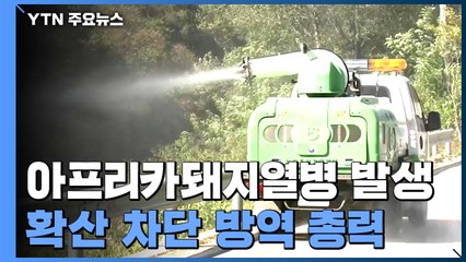 ASF 추가 발생 아직 없어...전국 농가 일제 소독 / YTN