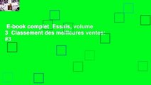 E-book complet  Essais, volume 3  Classement des meilleures ventes: #3