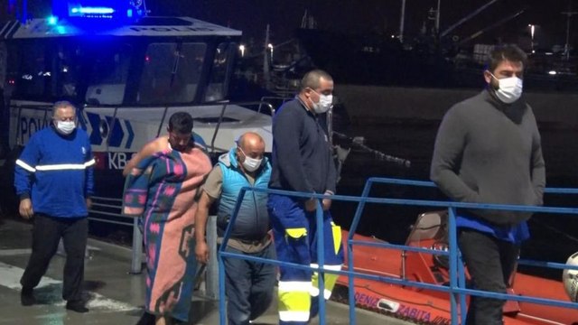 Samatya açıklarında balıkçı teknesi battı