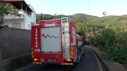 Hatay'da orman yangınlarına havadan ve karadan müdahale sürüyor