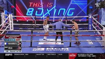 Emanuel Navarrete vs Ruben Villa (09-10-2020) Full Fight