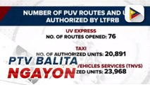 DOTr, naglabas ng listahan ng mga ruta ng PUVs na pinayan na bumiyahe ng LTFRB sa Metro Manila