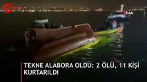 Fatih'te balıkçı teknesi battı: 2 kişi öldü 11 kişi kurtarıldı