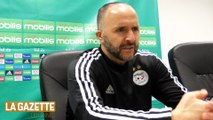 Conférence de presse d'après match de Belmadi (ALG - NIG )