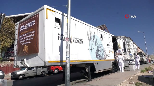 - Halk Ekmek mobil ekmek fırını ile Başkent yollarında