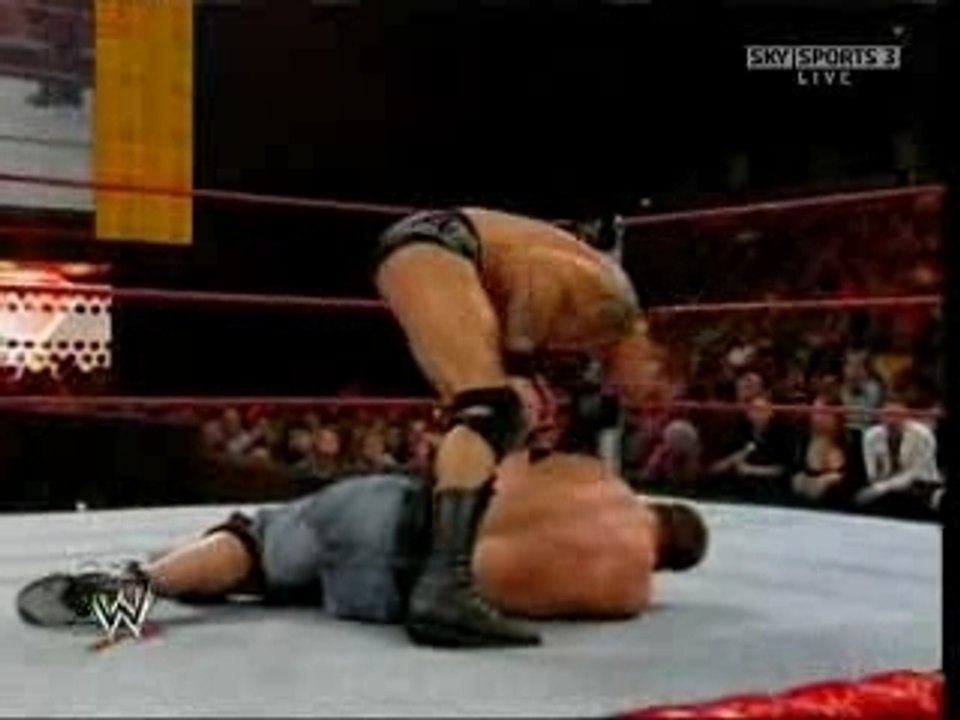 RAW 18/02/08: John Cena Vs Randy Orton Special Ref: Triple H