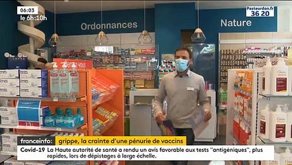 Download Video: Et si la France allait manquer cet hiver de vaccins contre la grippe en raison de la très forte demande mondiale suite à l'épidémie de Coronavirus ?