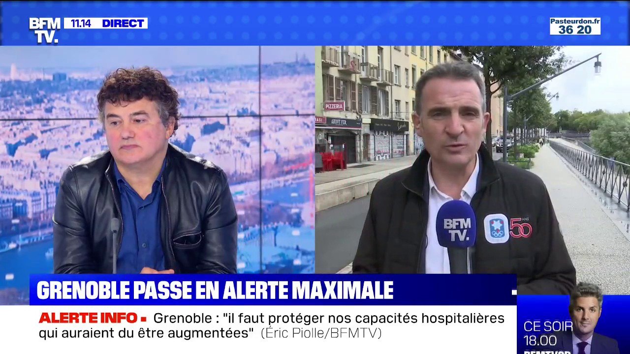 Covid-19: le maire de Grenoble Éric Piolle assure qu'il "faut protéger nos capacités hospitalières qui auraient dû être augmentées"