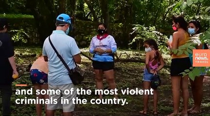Once home to one of Latin America's most notorious prisons, San Lucas is now a tourist paradise