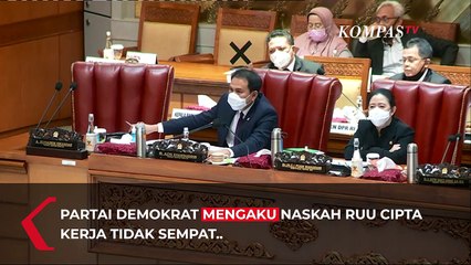 Politisi Demokrat: Tak Ada Selembar Pun Naskah RUU Cipta Kerja yang Dibagikan