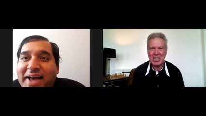 Andrew Eborn with actor, comedian & writer YASSER KAYANI & SHOCKING REVELATIONS
