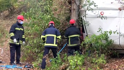Pirinç satmak için gelen aile kaza yaptı: 1 ölü, 4 yaralı