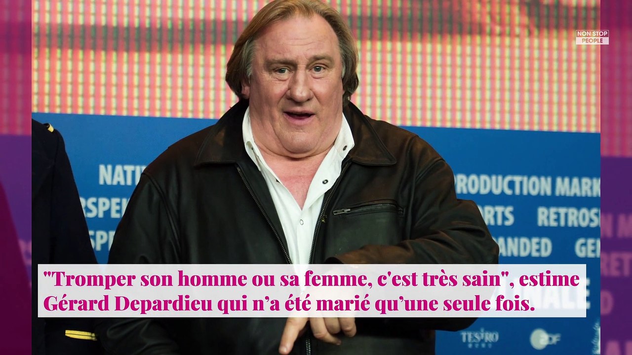 Gérard Depardieu assume son infidélité, ses étonnantes confidences