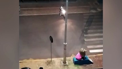 Veja: Jovem de 23 anos fica ferido ao bater moto contra árvore