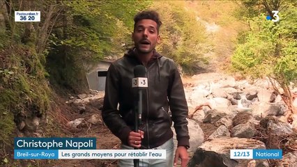 A Breil-sur-Roya, une course contre la montre pour rétablir l’eau