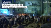 Lebanon- fuel tank explodes in basement of Beirut building
