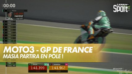 Jaume Masia en pôle avec le record de piste ! - SHARK Helmets GP de France