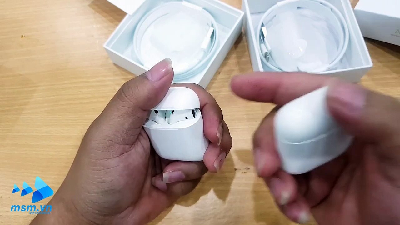 Tai nghe AirPod 2 - Cách nhân biết xịn và Fake 1:1 | AirPod Real vs Fake