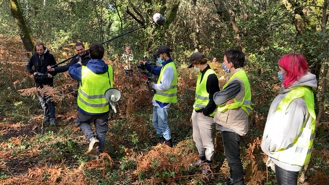 Dans les coulisses du tournage d’un court métrage sur la Seconde Guerre mondiale