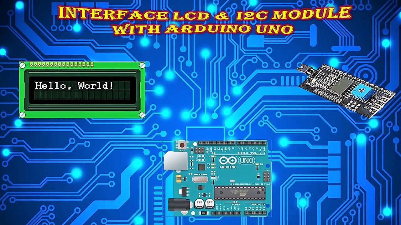 Interface LCD & I2C Module with Arduino By Technoesolution | Arduino Project