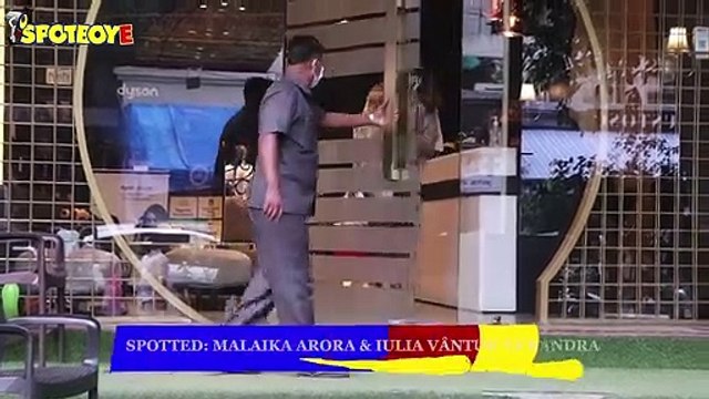 Spotted: Malaika Arora & Iulia Vântur at Bandra | SpotboyE