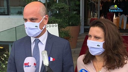 Roland-Garros 2020 - Jean-Michel Blanquer et Roxana Maracineanu : "C'est important que le Rolex Paris Masters soit maintenus"