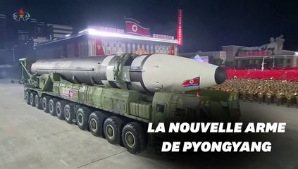 La Corée du Nord dévoile un missile géant pour les 75 ans du régime