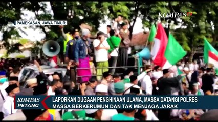 Dugaan Akun Facebook Hina Ulama, Massa Datangi Polres Pameksan