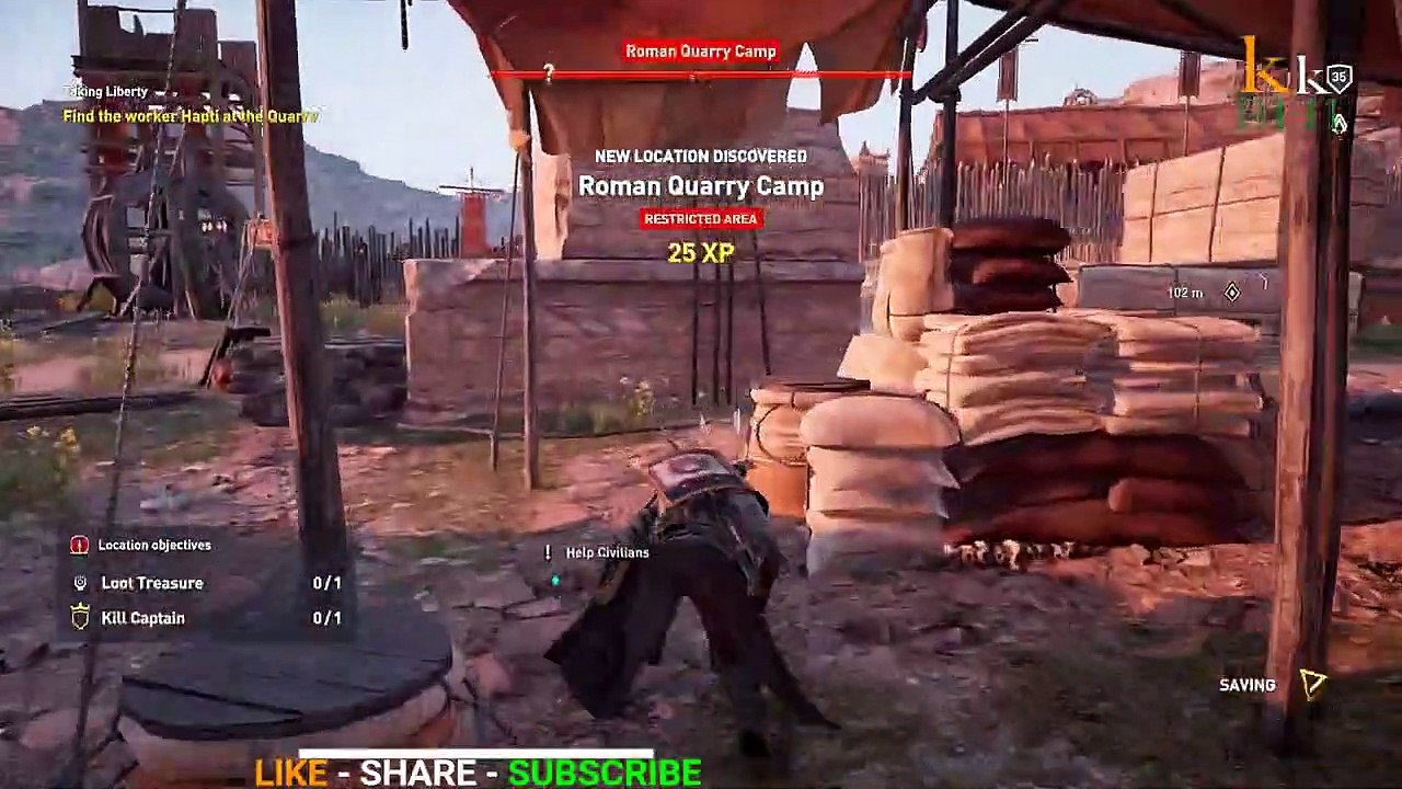 Assassins Creed Origins Taking Liberty gameplay