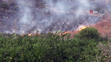 Hatay’da otluk yangını kontrol altına alındı