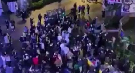 Tepki çeken korona partisi