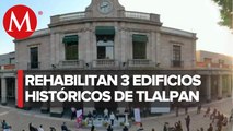 Recuperan tres grandes proyectos arquitectónicos en Tlalpan