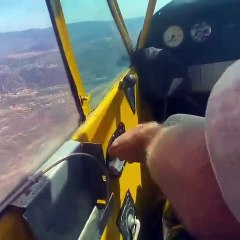 Relancer l'hélice d'un avion en vol