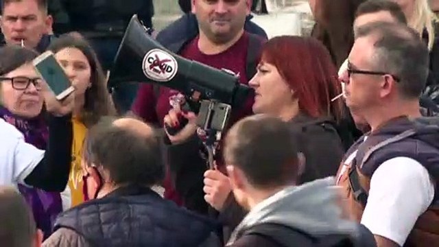 Антиковидные протесты в Европе