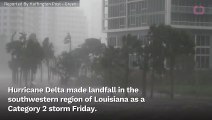 Hurricane Delta Makes Landfall In Louisiana