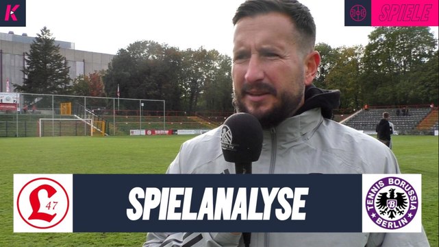 Die Spielanalyse SV Lichtenberg 47 - Tennis Borussia Berlin (2. Runde, Pokal)