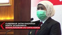 Gubernur Jatim Khofifah Minta Jajarannya Sosialisasikan UU Cipta Kerja