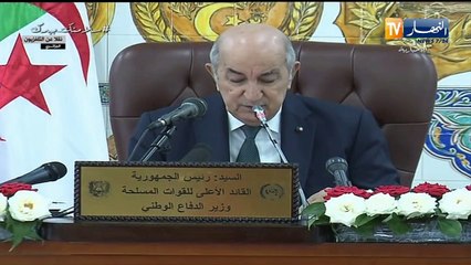 رئيس الجمهورية: دسترة بيان أول نوفمبر والمجتمع المدني أزعج البعض