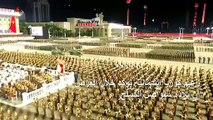 عرض عسكري في بيونغ يانغ بمناسبة الذكرى الخامسة والسبعين لتأسيس حزب العمال