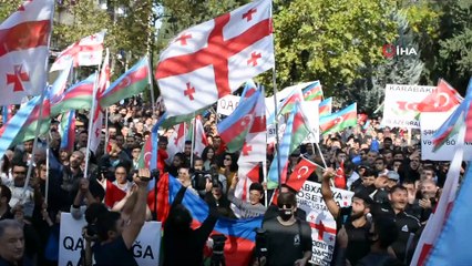 - Gürcistan'da Azerbaycan'a destek mitingi