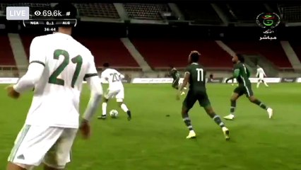 La roulette de Benrahma vs Nigéria