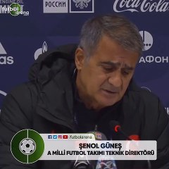 Şenol Güneş: "Umarım yarın güzel oynayıp kazanırız"
