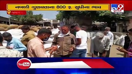 Farmers rejoice over getting fair prices of groundnuts in Kalavad market yard_ Jamnagar
