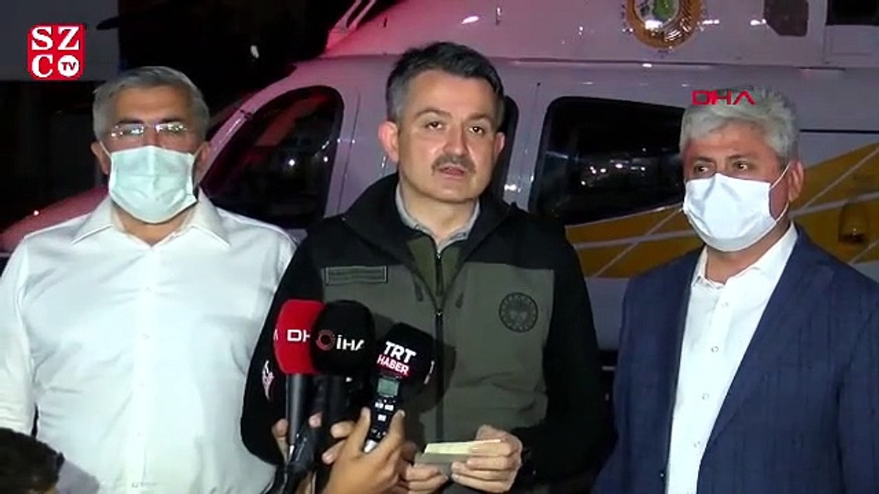 Tarım ve Orman Bakanı Pakdemirli'den Hatay'daki orman yangınına yönelik açıklama