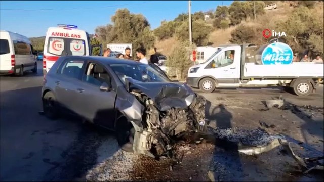 Milas-Bodrum karayolunda kaza: 1 yaralı