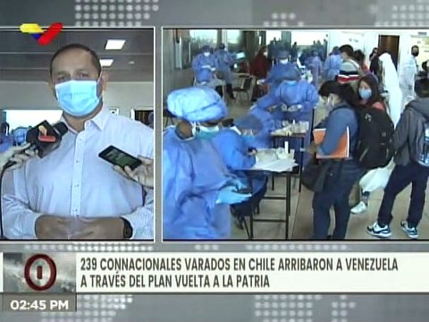 Plan Vuelta a la Patria: Arribaron a Venezuela 239 connacionales varados en Chile