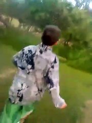 Il soulève une planche de bois au fond de son jardin et là, surprise...