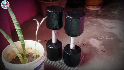Home made Dumbbells/ DIY/Double Dimmi
