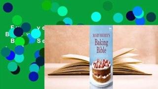 Full version  Mary Berry's Baking Bible  Best Sellers Rank : #1